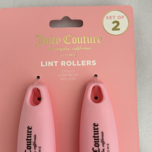 Juicy Couture Set of 3 Mesh Wash Bags and 2 Lint Rollers - NWT - Picture 4 of 9